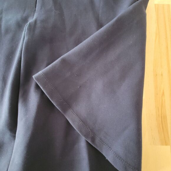 Lulus Lined Sleeveless Skater Dress Navy Blue, Stretch Twirl Party Dance Heart - Picture 11 of 12